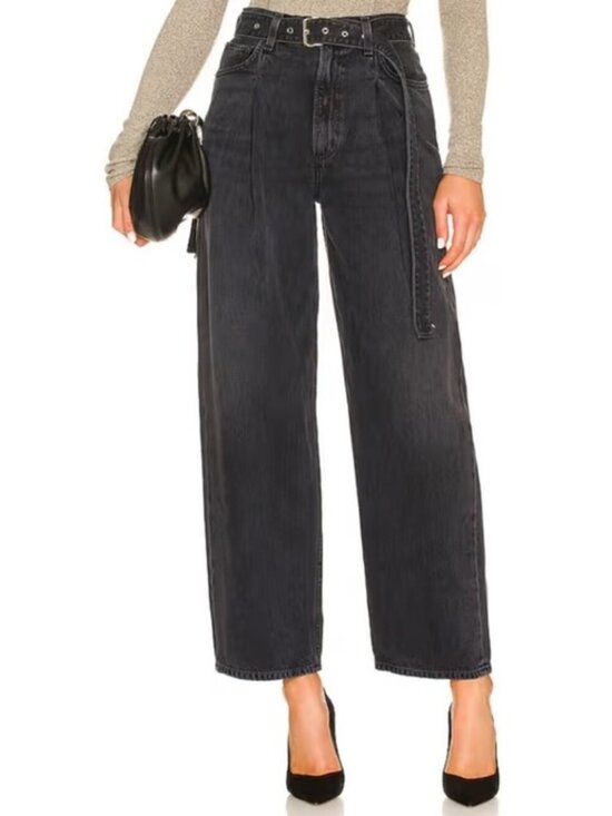 Agolde Denim - AGOLDE Belted Baggy Jeans in Conduct - 27"